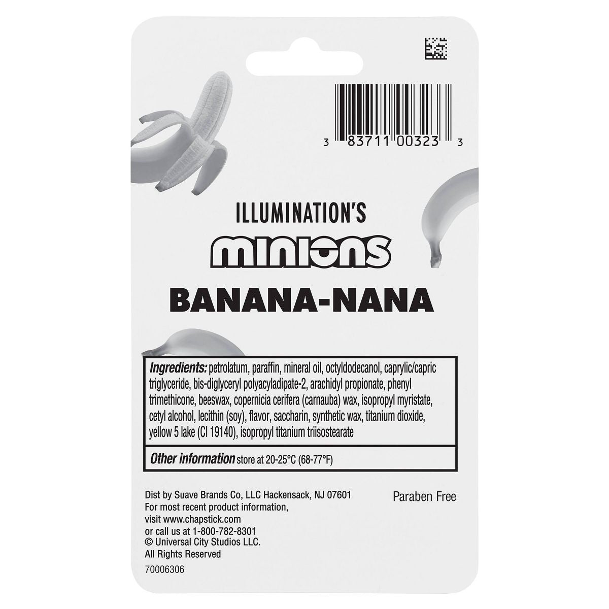 Chapstick Minions Banana Lip Balm 3-Pack