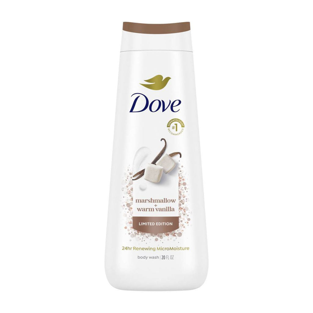 Dove Beauty Limited Edition Body Wash - Marshmallow & Warm Vanilla - 20 fl oz