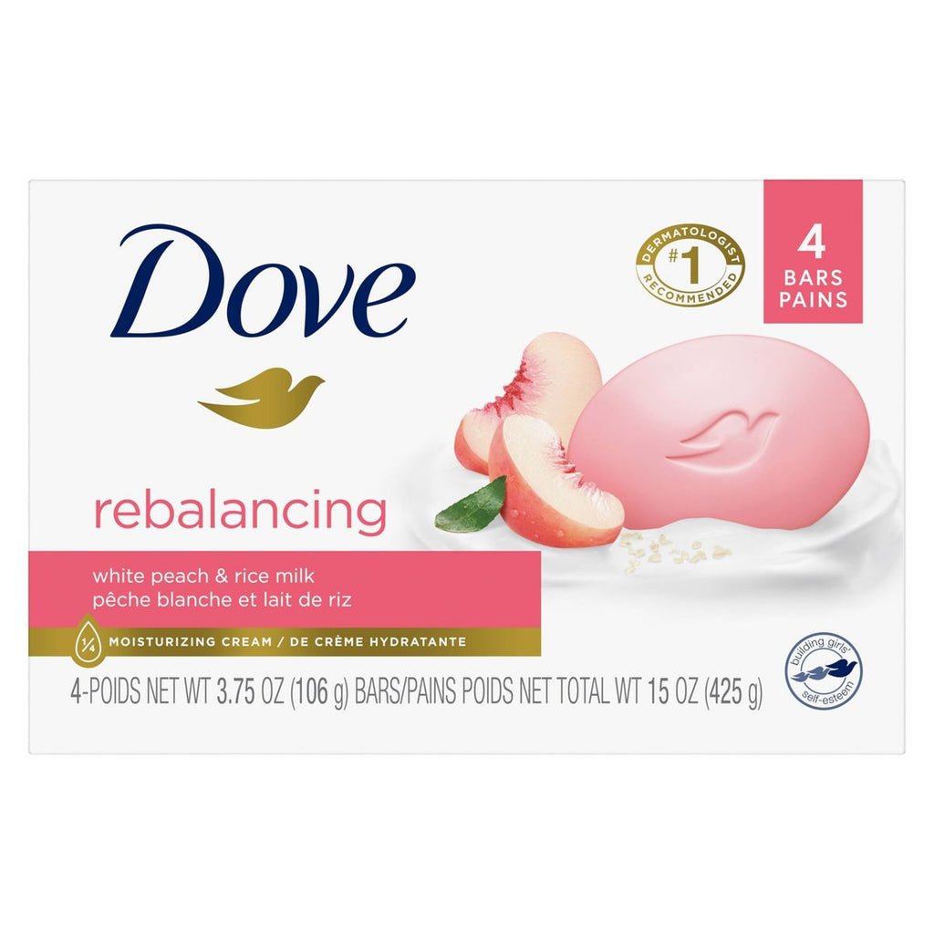 Dove Beauty Rebalancing Peach Bar Soap
