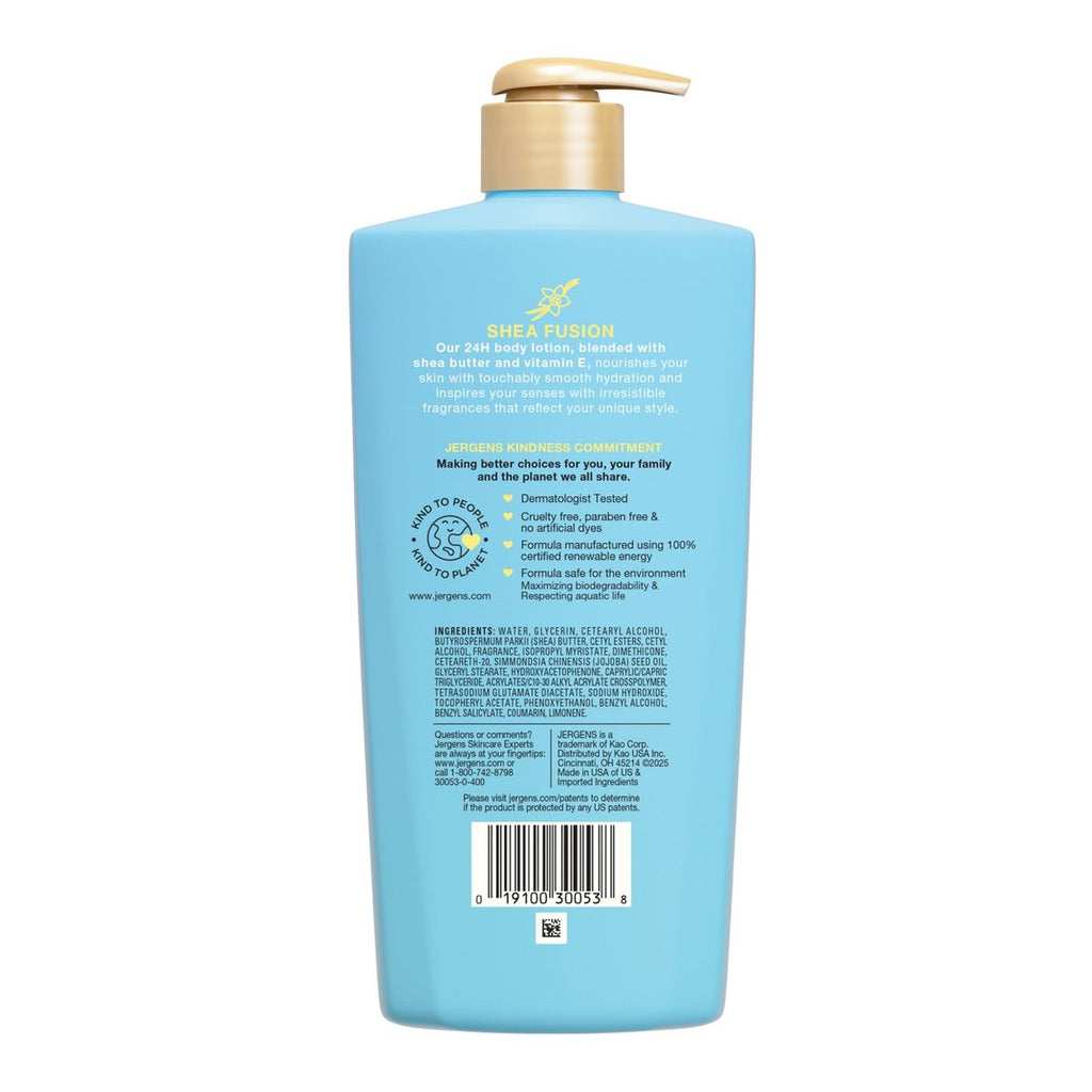 Jergens Shea Fusion Vanilla Crush Scented Body Lotion - 14 fl oz