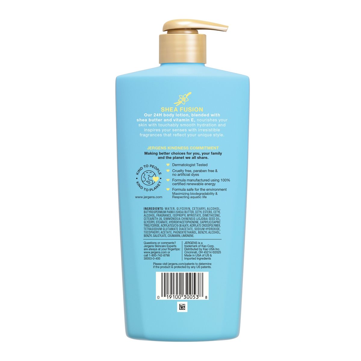 Jergens Shea Fusion Vanilla Crush Scented Body Lotion - 14 fl oz