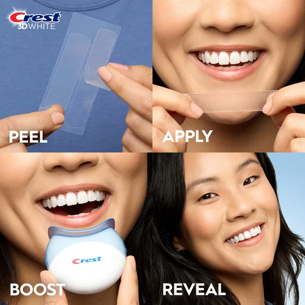 Crest 3DWhitestrips Sensitive + LED Light - 14 Treatments