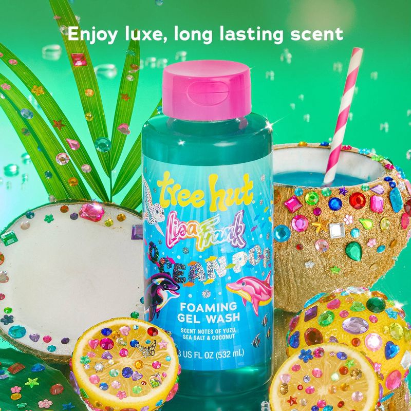 Tree Hut x Lisa Frank Ocean Pop Foaming Gel Body Wash 18 fl oz