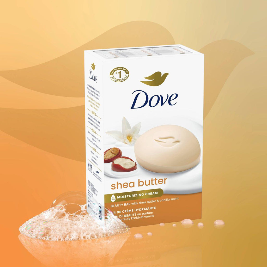 Dove Beauty Purely Pampering Shea Butter with Warm Vanilla Beauty Bar Soap