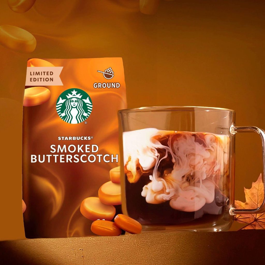 Starbucks Smoked Butterscotch Medium Roast Ground Coffee - 11oz