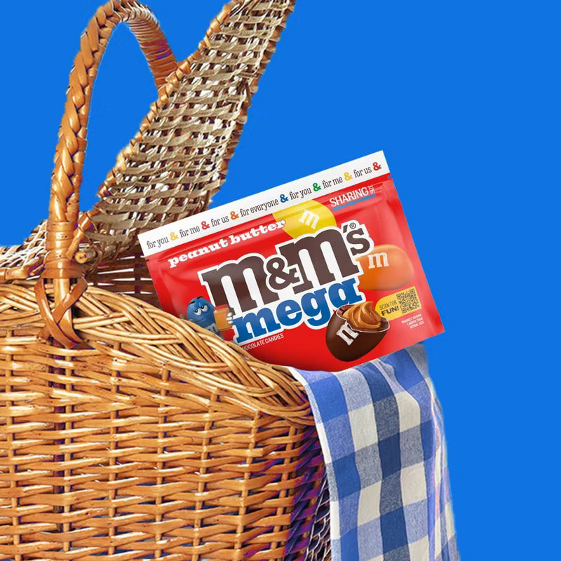 M&M's Mega Peanut Butter Chocolate Candy - 8.6oz
