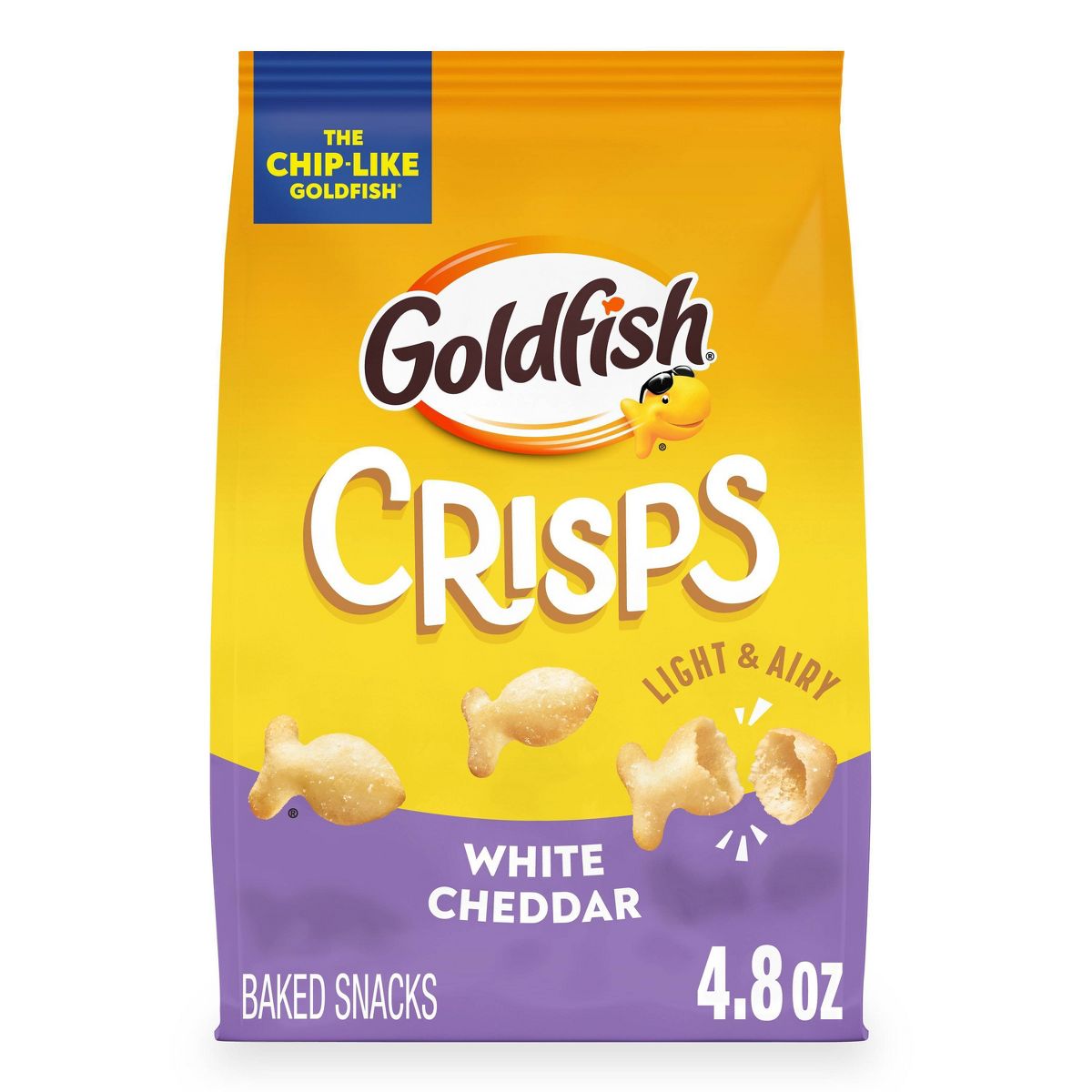 Goldfish White Cheddar Crisps 4.8oz