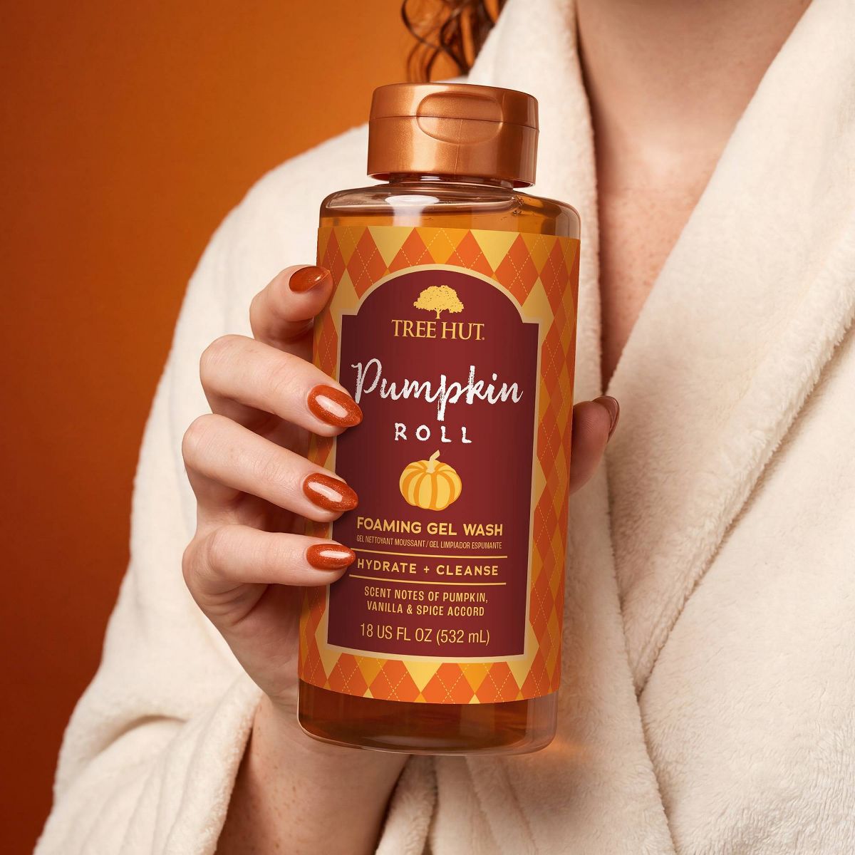 Tree Hut Pumpkin Roll Foaming Gel Body Wash - 18 fl oz