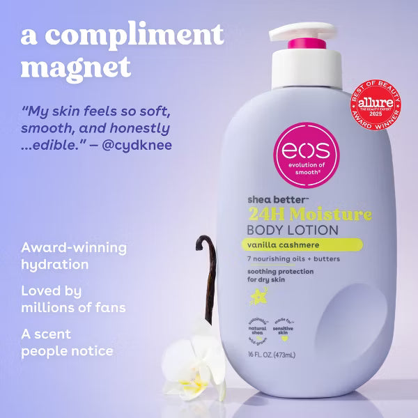 EOS Shea Better Moisture Body Lotion - Vanilla Cashmere