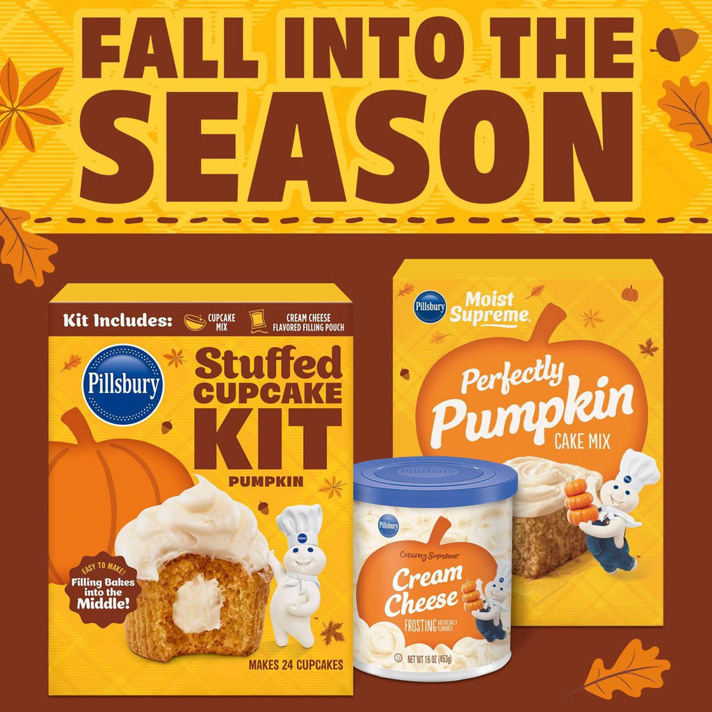 Pillsbury Stuffed Pumpkin Cupcake Mix - 21.25oz
