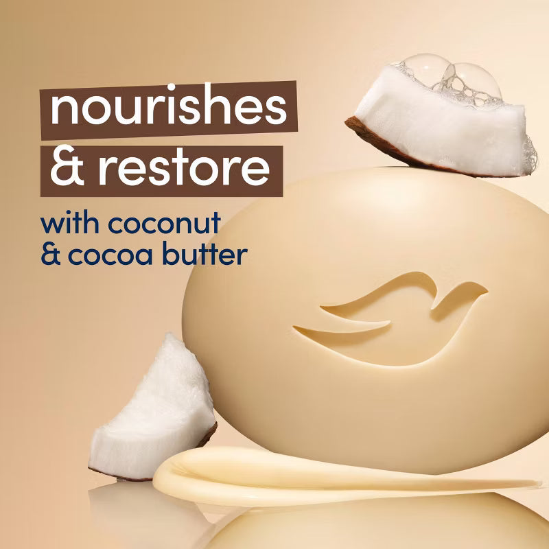 Dove Beauty Restoring Coconut & Cocoa Butter Beauty Bar Soap
