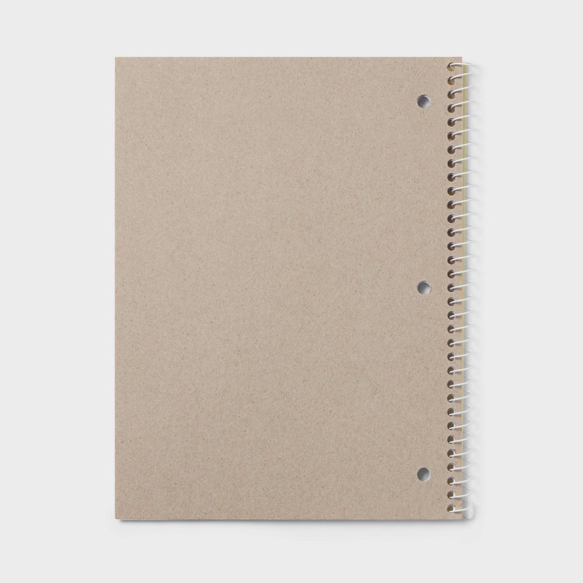College Rule Spiral Notebook 7.5"x9.75" Poly Cover 70 Sheets Pastel Yellow - up&up™