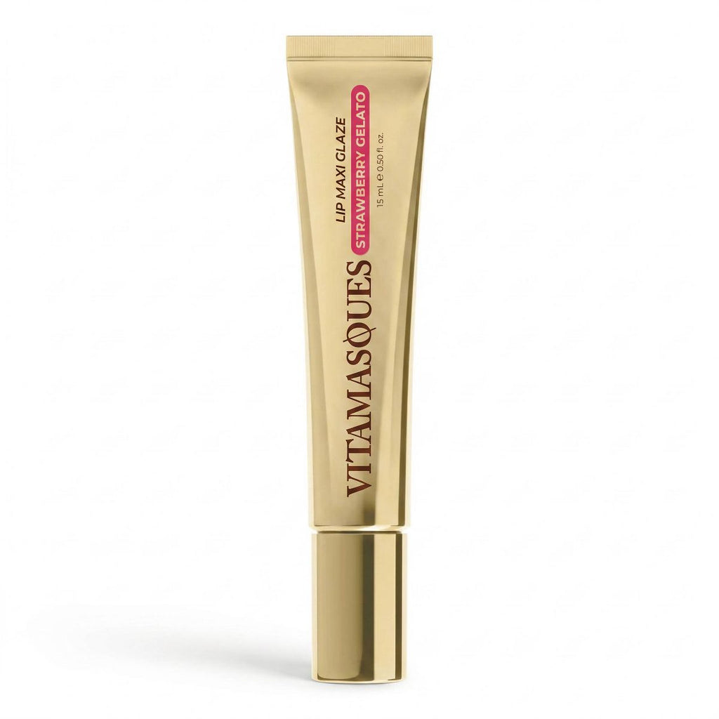 Vitamasques Lip Maxi Glaze - Strawberry Gelato - 0.5 fl oz