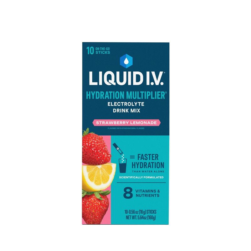 Liquid I.V. Hydration Multiplier - Strawberry Lemonade 10 Pack