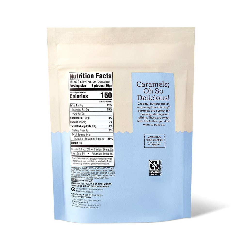 Favorite Day Dark Chocolate Sea Salt Caramel Candy 11oz