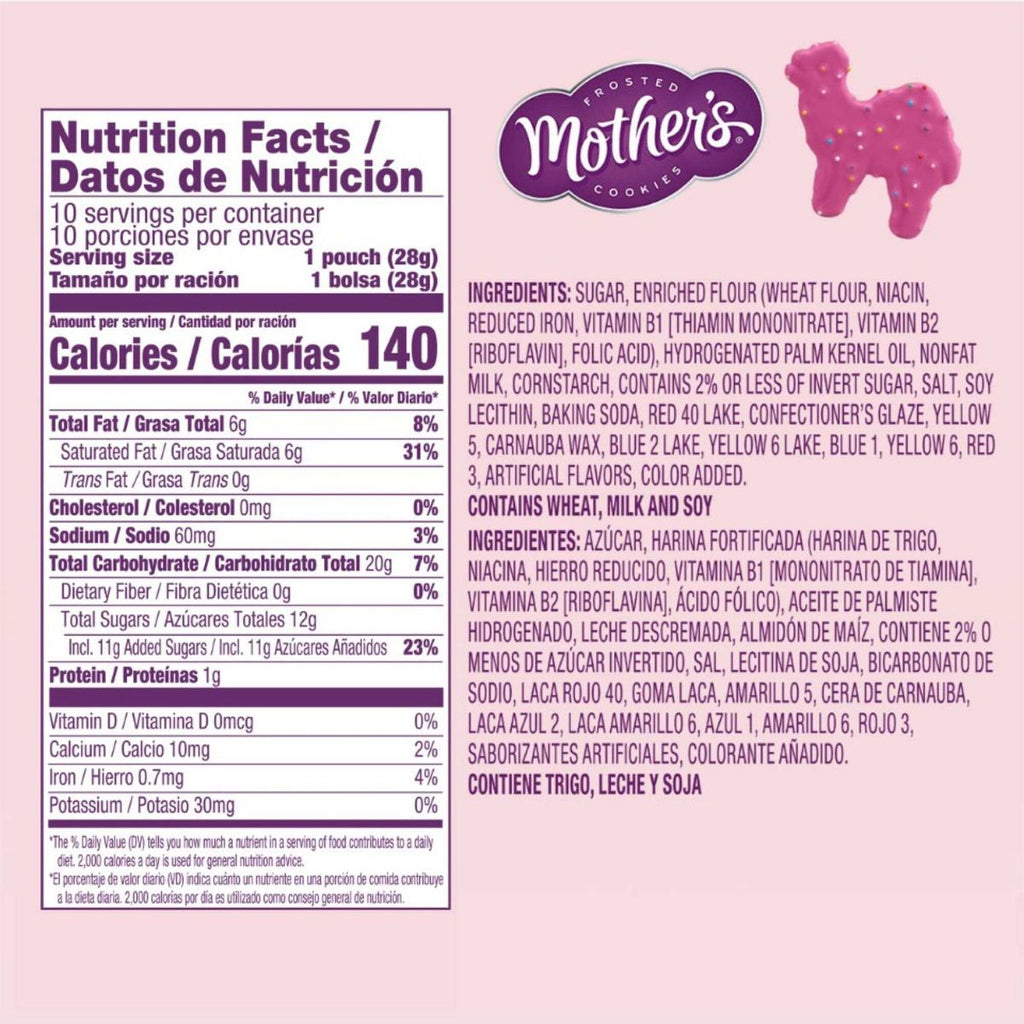 Mother's Cookies Circus Animals - 28g