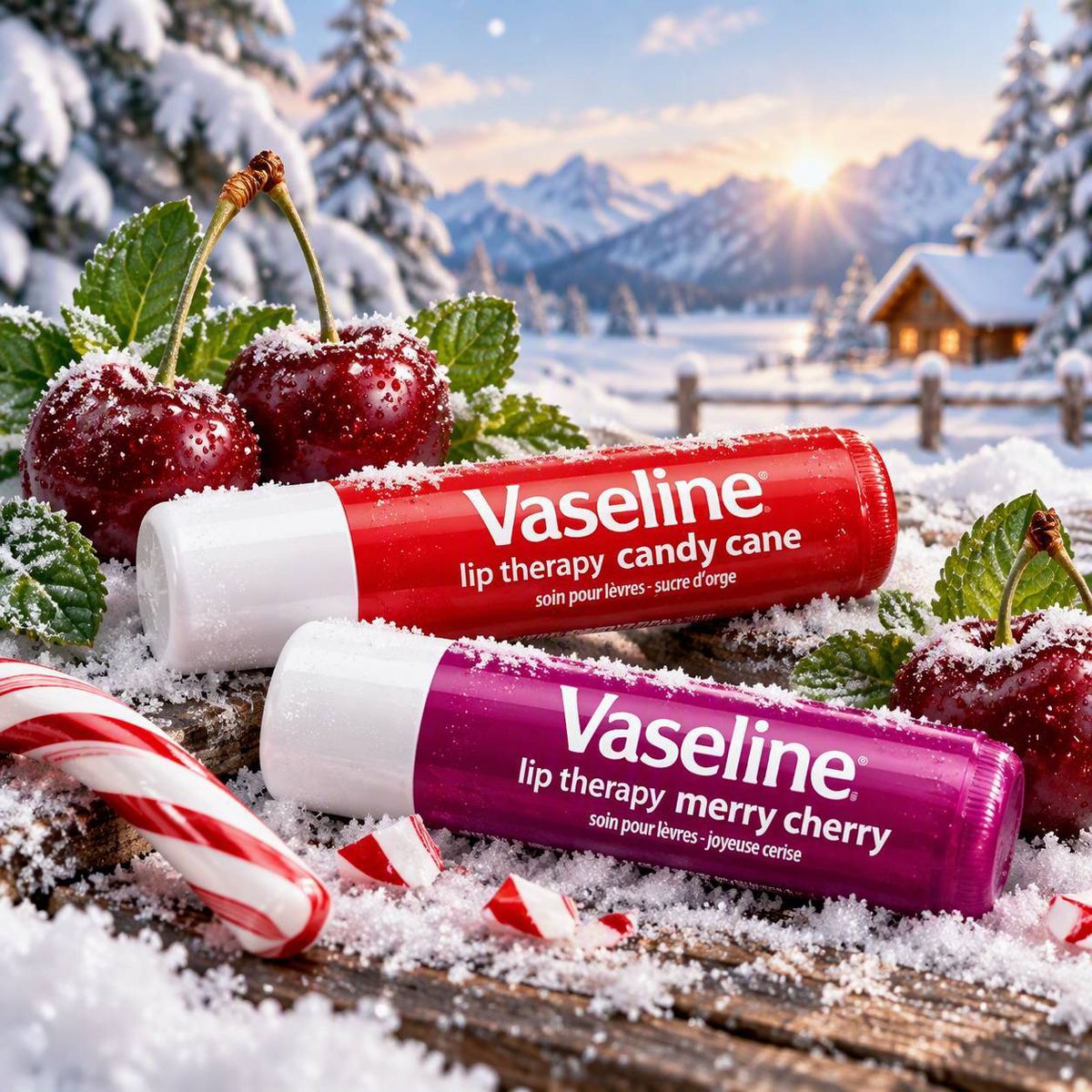 Vaseline Holiday Limited Edition Lip Therapy Stick - Flavors Collection - 4pk