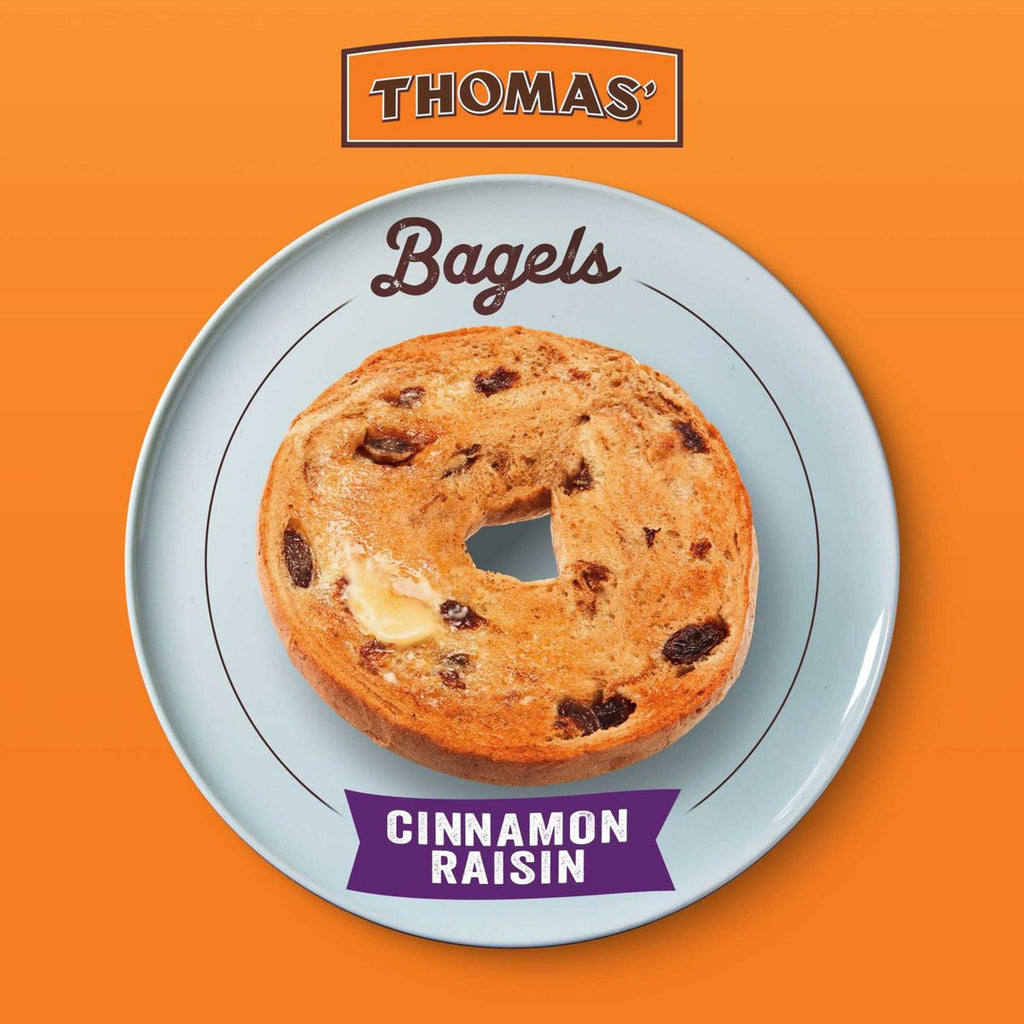 Thomas Cinnamon Raisin Bagels - 18oz/6ct