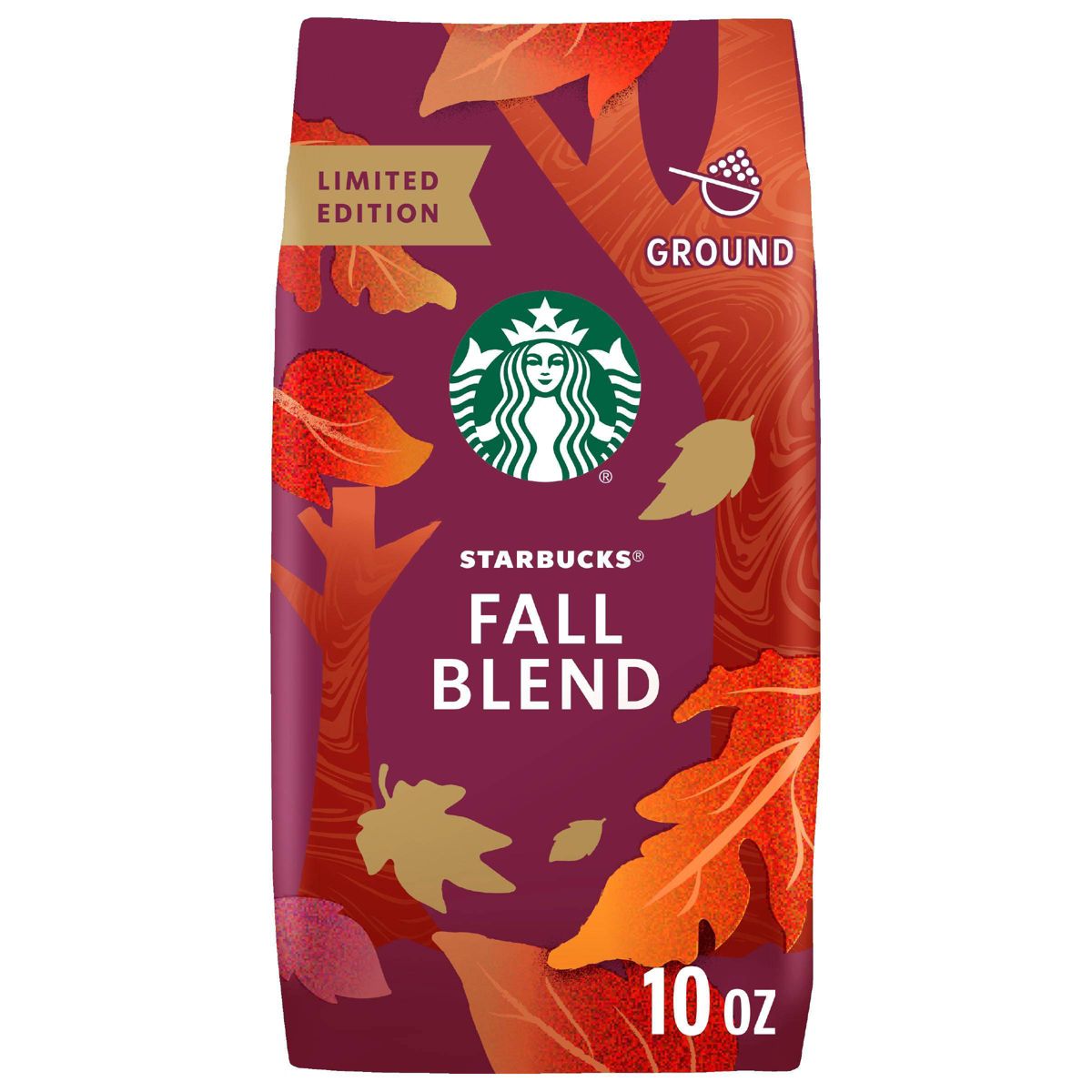 Fall Blend Medium Roast Ground Coffee - 10oz