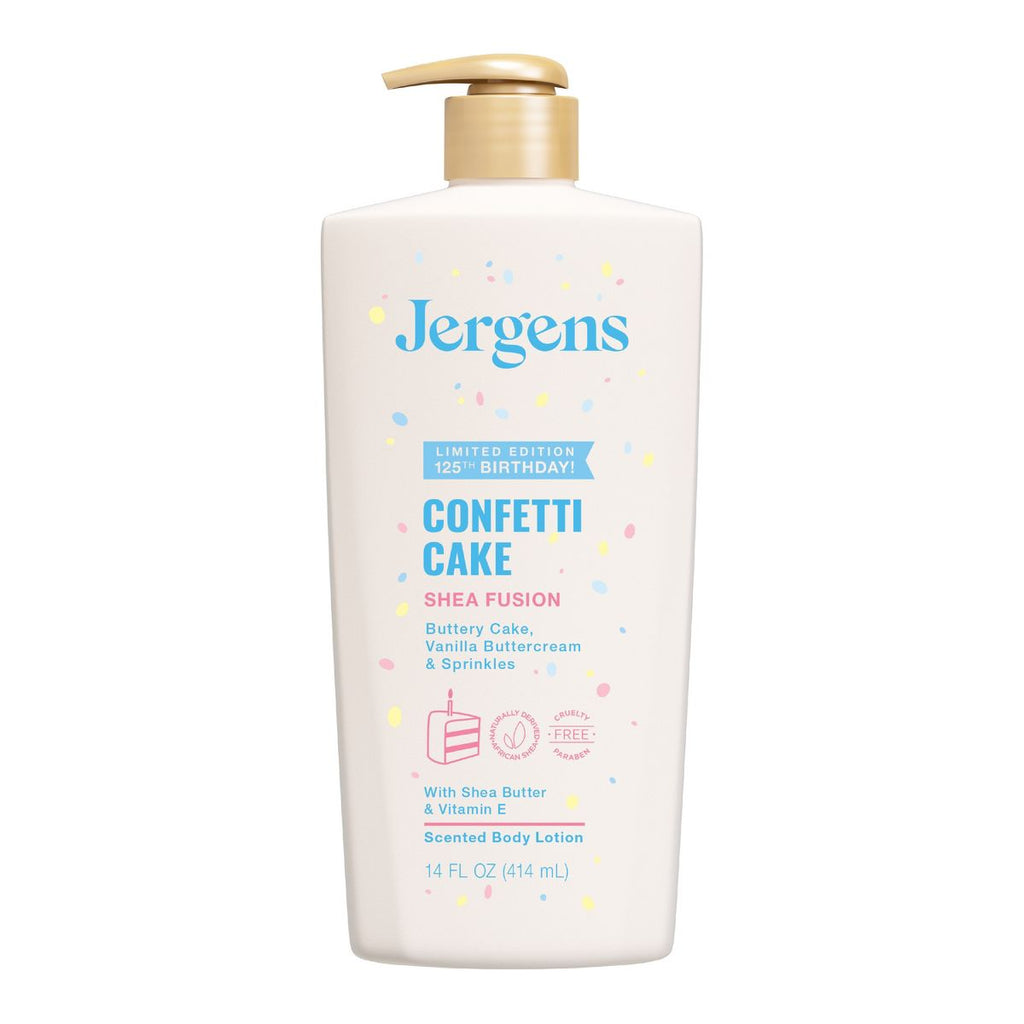 Jergens Shea Fusion Confetti Cake - 14 fl oz