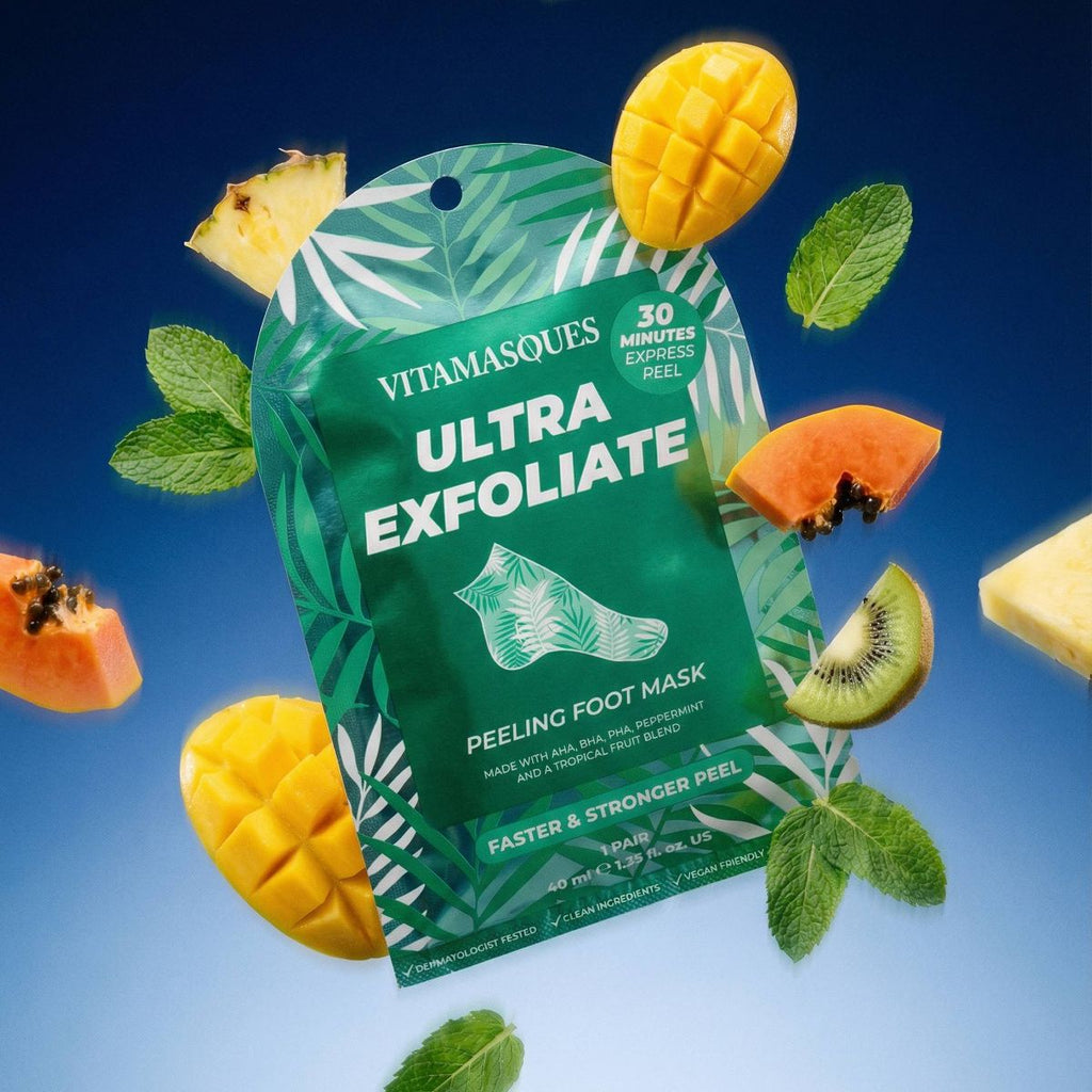 Vitamasques Exfoliate Foot Mask - 1.35 fl oz