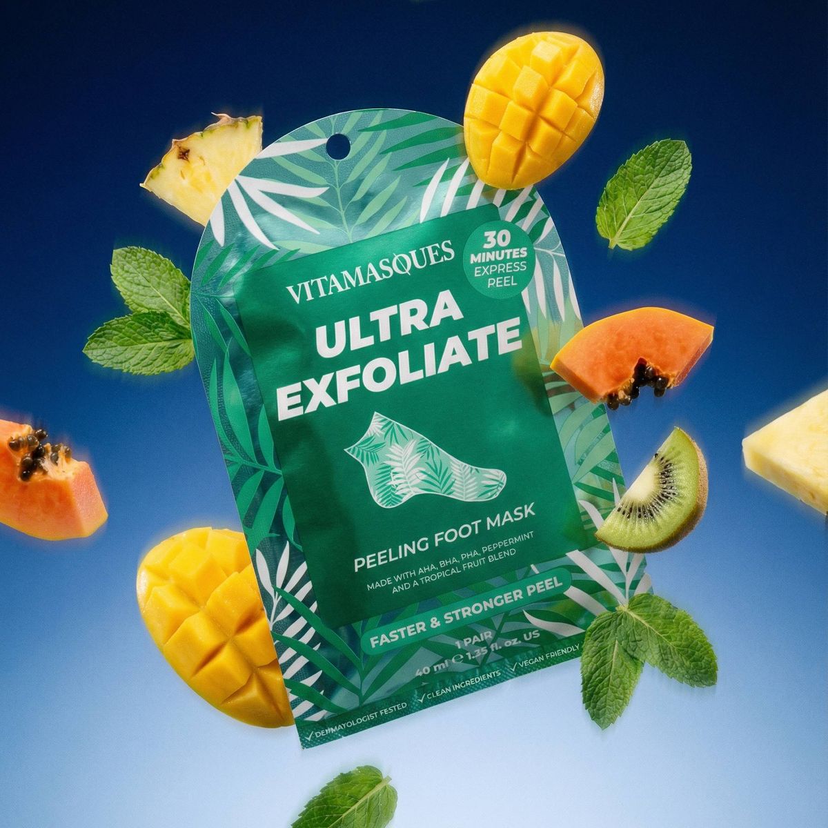 Vitamasques Exfoliate Foot Mask - 1.35 fl oz
