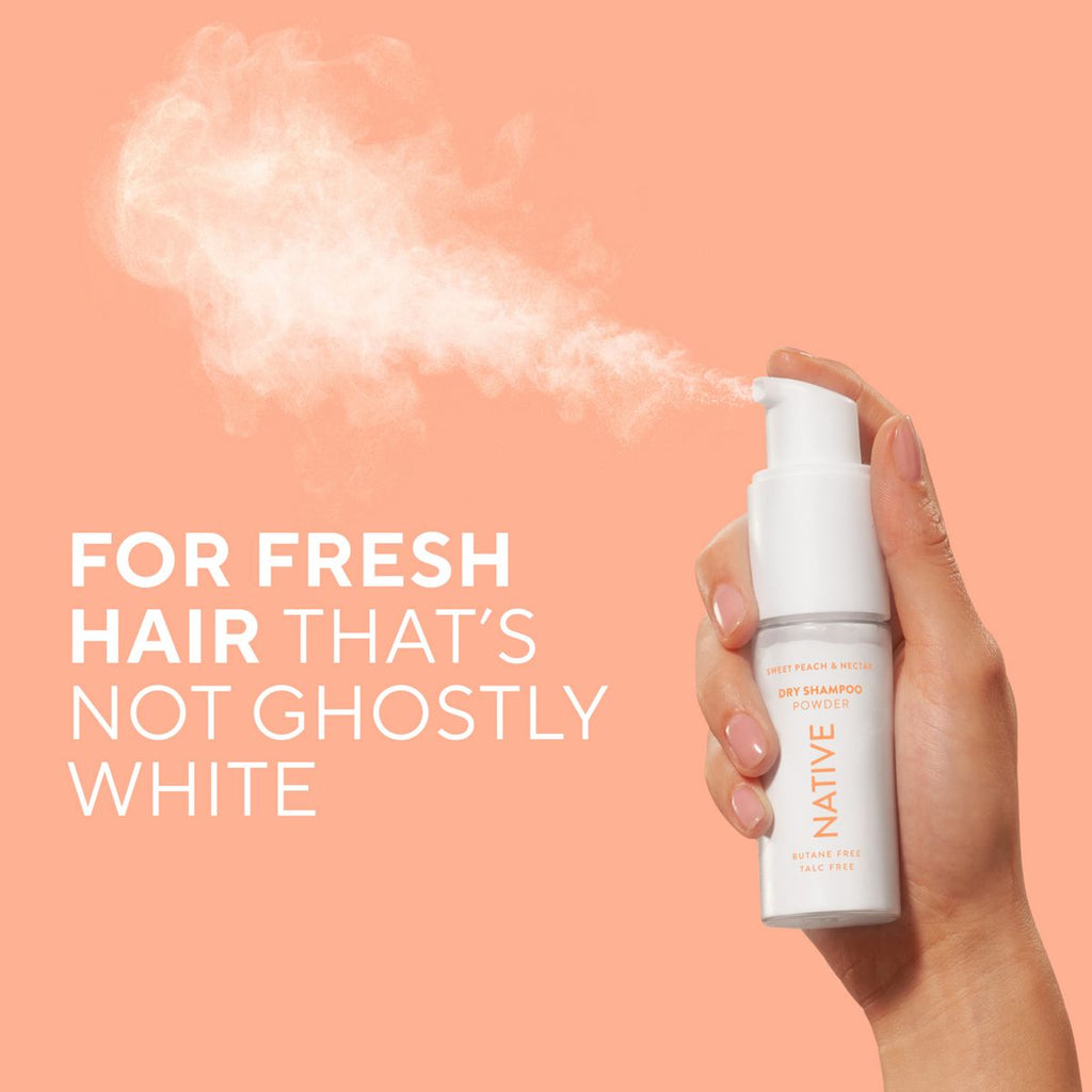 Native Powder Dry Shampoo - Sweet Peach & Nectar