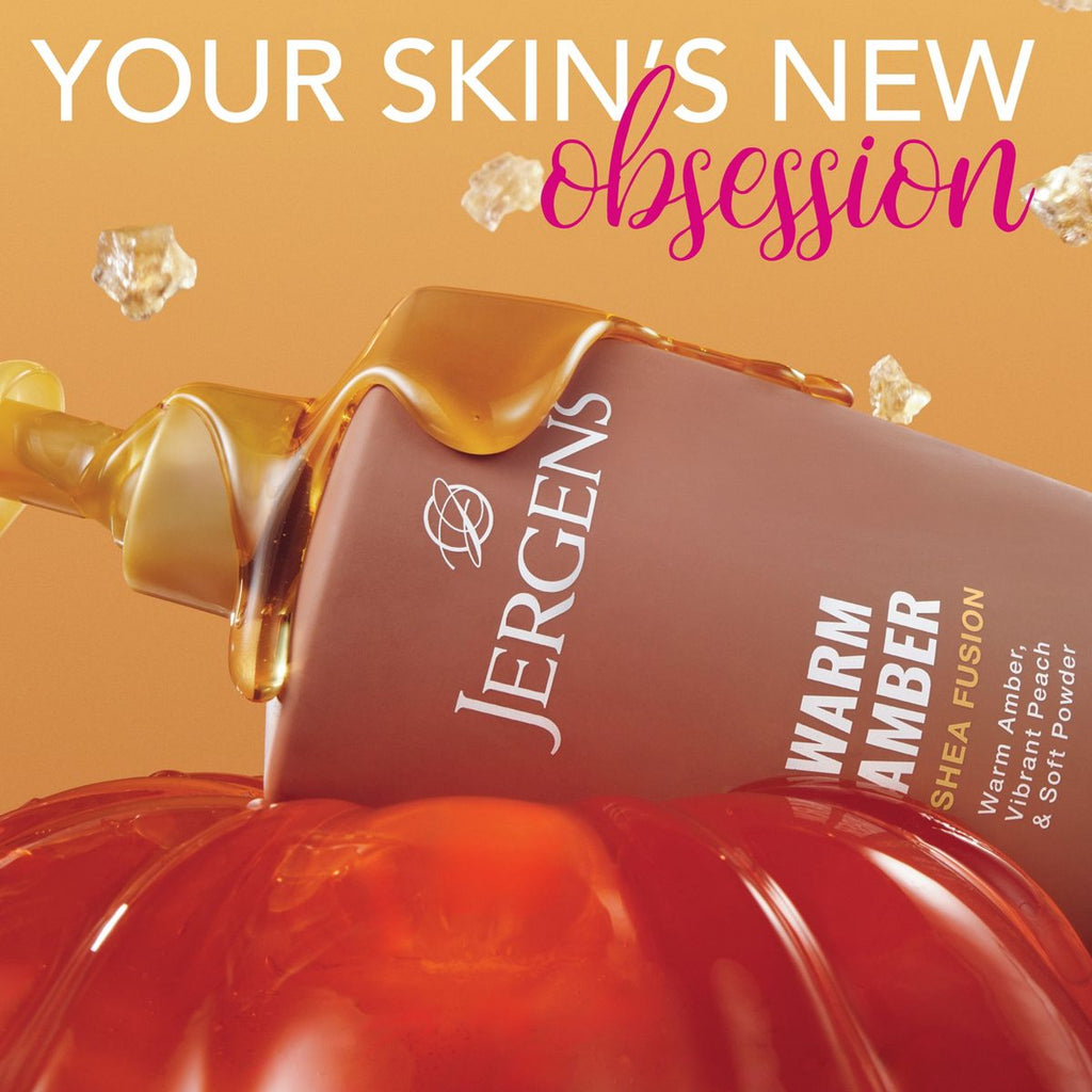 Jergens Shea Fusion Warm Amber Scented Body Lotion - 14 fl oz
