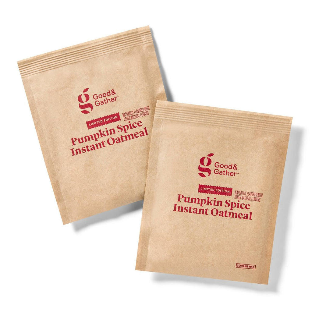 Good & Gather Pumpkin Spice Instant Oatmeal - 12.1oz
