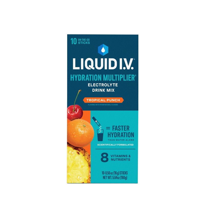 Liquid I.V. Hydration Multiplier - Tropical Punch 10 Pack