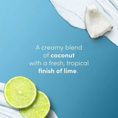 Dove Beauty Scrub - Tropical Coconut & Lime - 15 oz: Paraben-Free, Sulfate-Free,