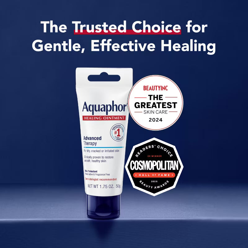 Aquaphor Healing Ointment Skin Protectant and Moisturizer for Dry and Cracked Skin