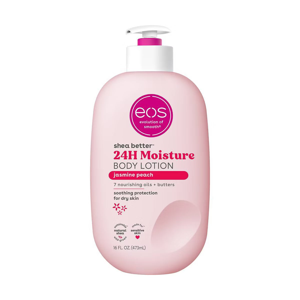 EOS Shea Better Moisture Body Lotion - Jasmine Peach