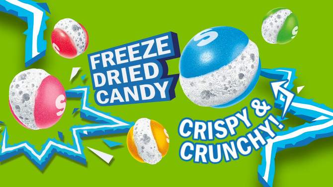 SKITTLES POP'd Sour Freeze Dried Candy Resealable Candy Bag - 5.5oz