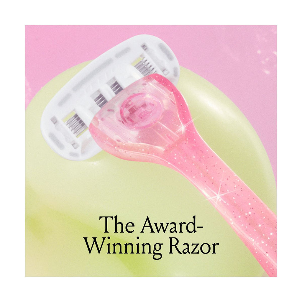 Billie Handle with Magnetic Holder Women 5 Blade Refills Reusable Razor