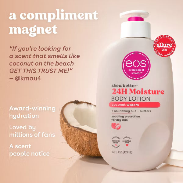 EOS Shea Better Moisture Body Lotion - Coconut Waters