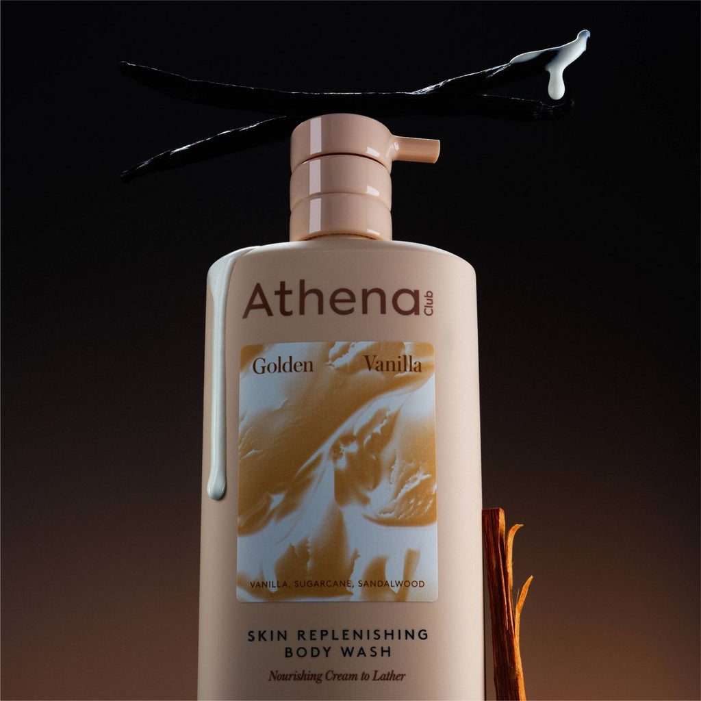 Athena Club Skin Replenishing Body Wash - Golden Vanilla - 18 fl oz: Liquid, Basic Cleansing, Whole