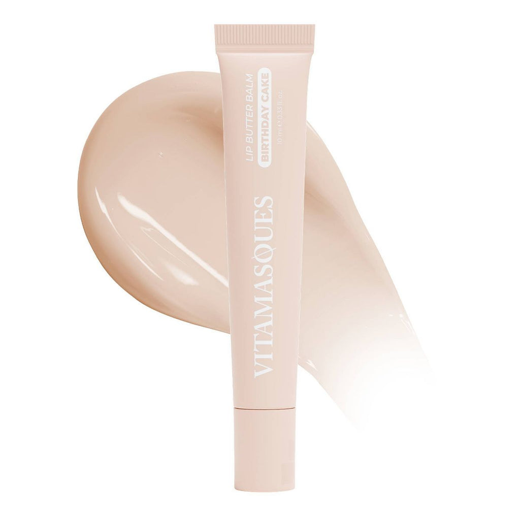 Vitamasques Plump & Repair Tinted Lip Butter Balm - Birthday Cake - 0.33 fl oz: Vegan, For All Skin