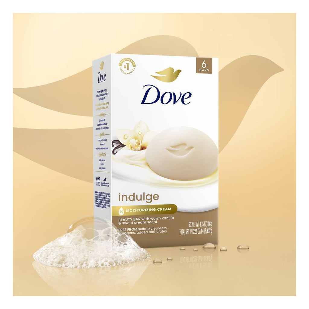Dove Beauty Bar Soap - Warm Vanilla and Sweet Cream