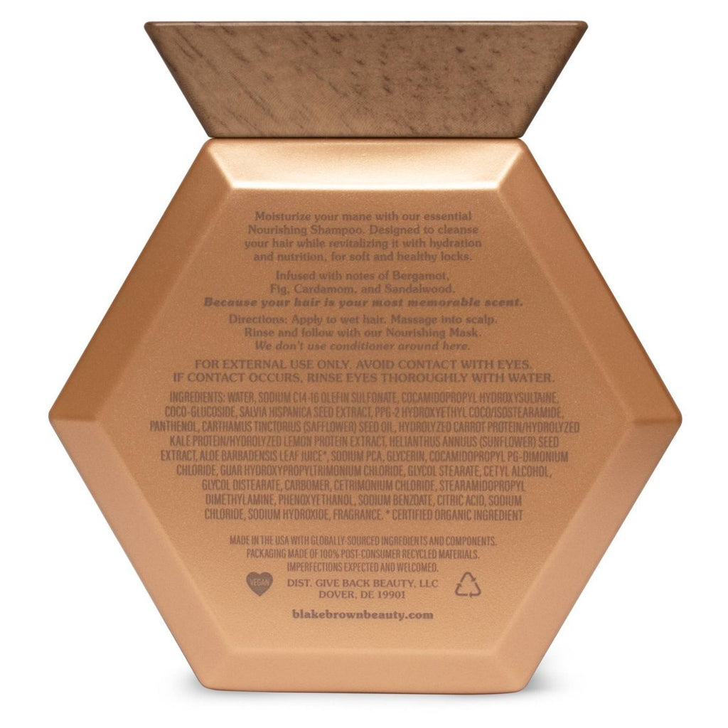 Blake Brown Fundamental Nourishing Shampoo - Wild Nectar Santal - 14 fl