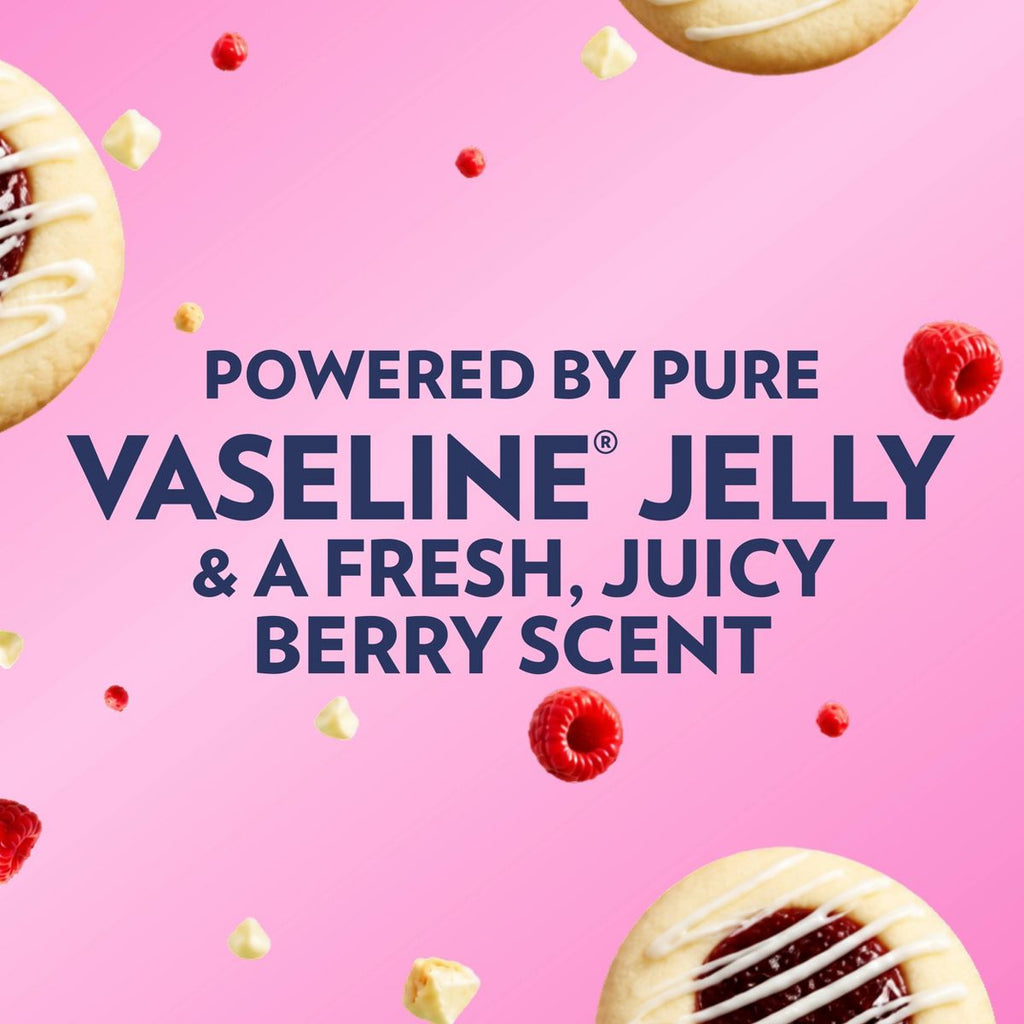 Vaseline Holiday Limited Edition Lip Balm - Raspberry Cookie - 0.25oz