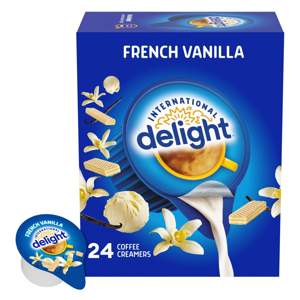 International Delight French Vanilla Coffee Creamer Singles 24 Pack