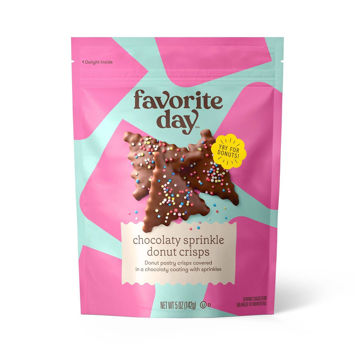 Chocolatey Sprinkle Donut Crisp - 5oz - Target Favorite Day