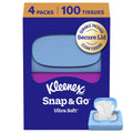 Kleenex Ultra Soft Snap & Go Facial Tissue - 4pk/25ct
