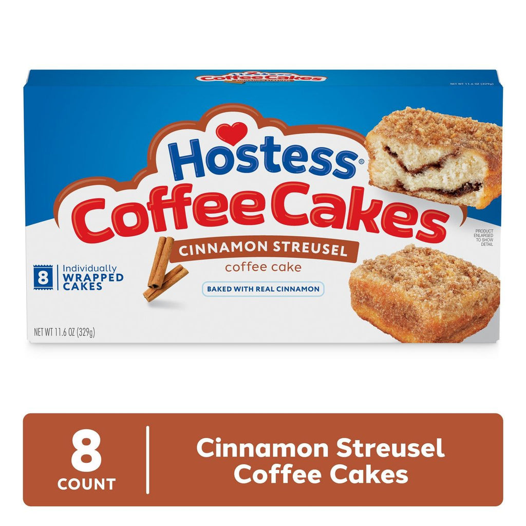 Hostess Cinnamon Streusel Coffee Cake - 11.6oz/8ct