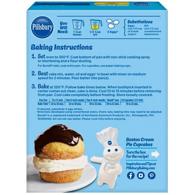Pillsbury Moist Supreme Yellow Cake Mix - 15.25oz