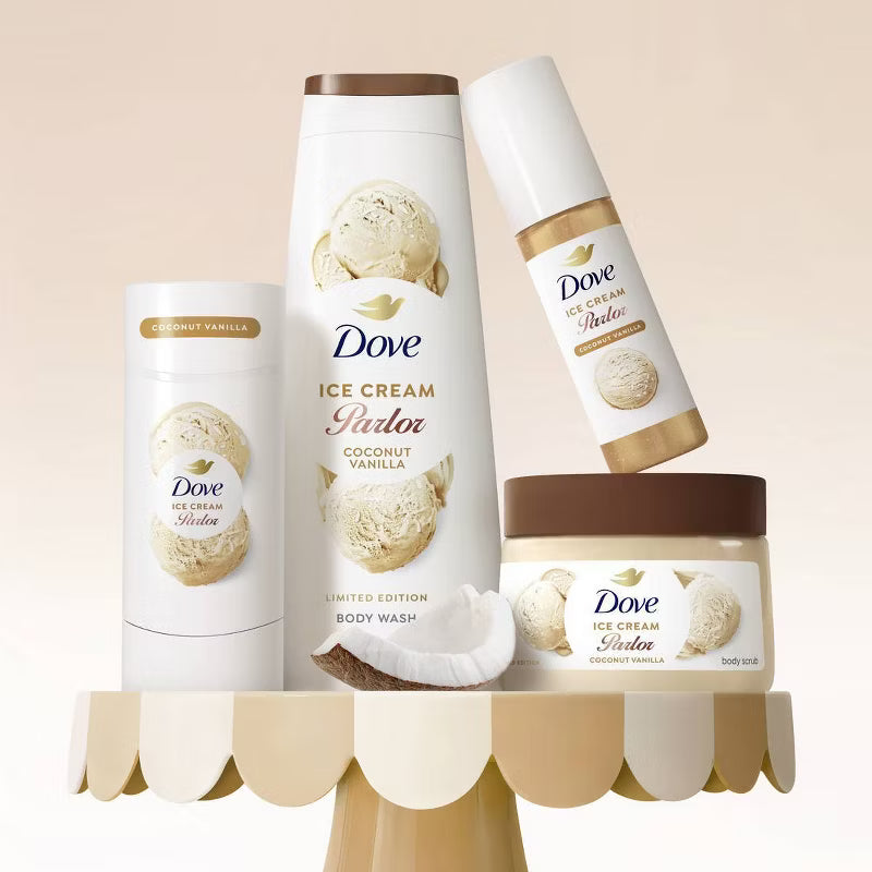 Dove Coconut Vanilla Ice Cream Parlor Body Mist 3.3oz