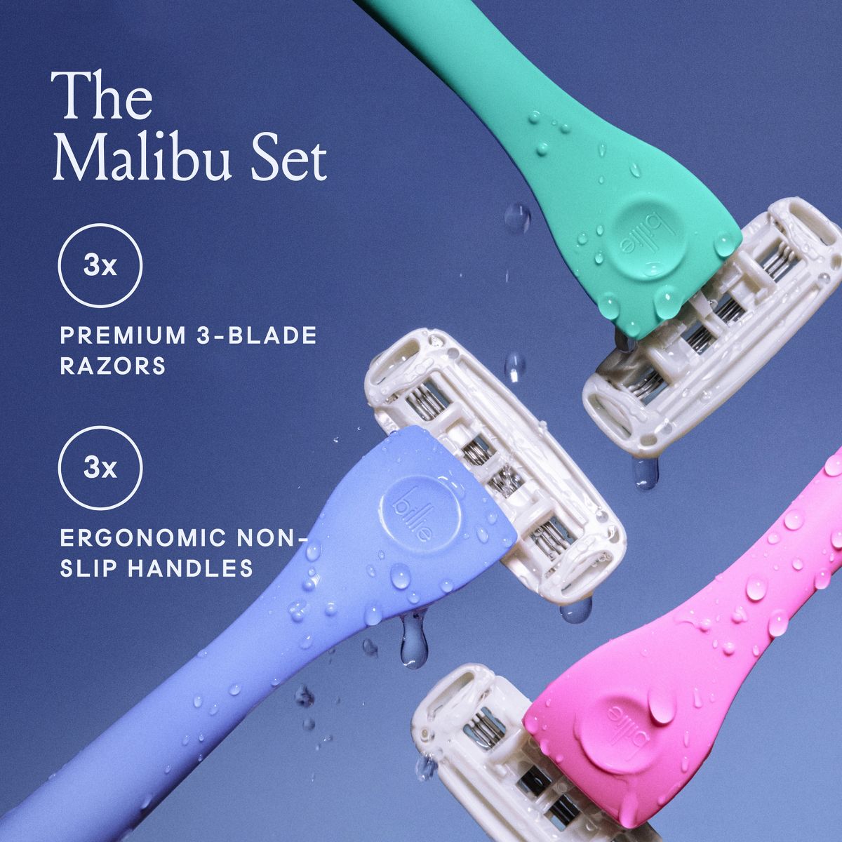 Billie Disposable Razor Malibu Mix - 3ct