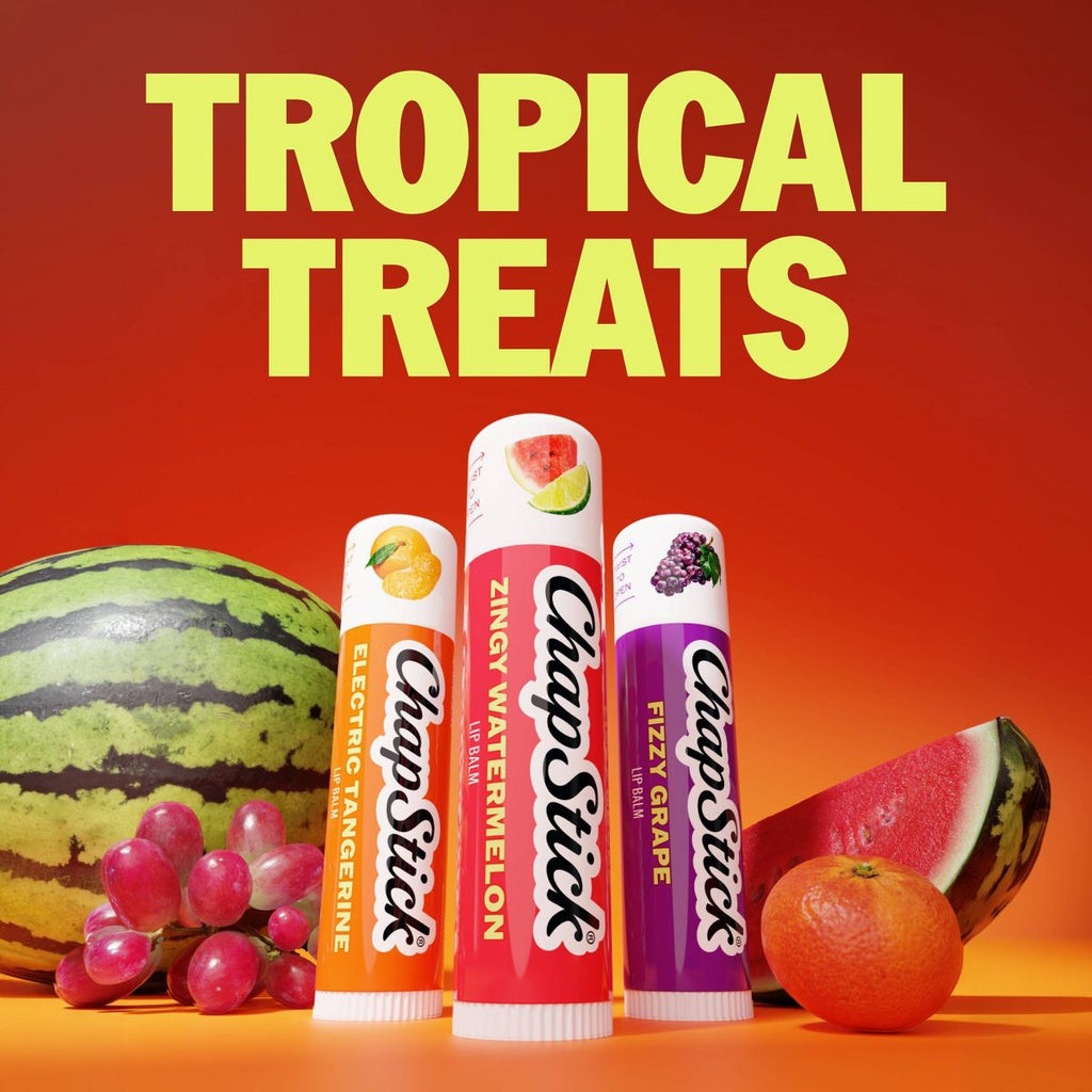 ChapStick Tropical Treats Lip Balm Variety Pack - Moisturizing Flavors
