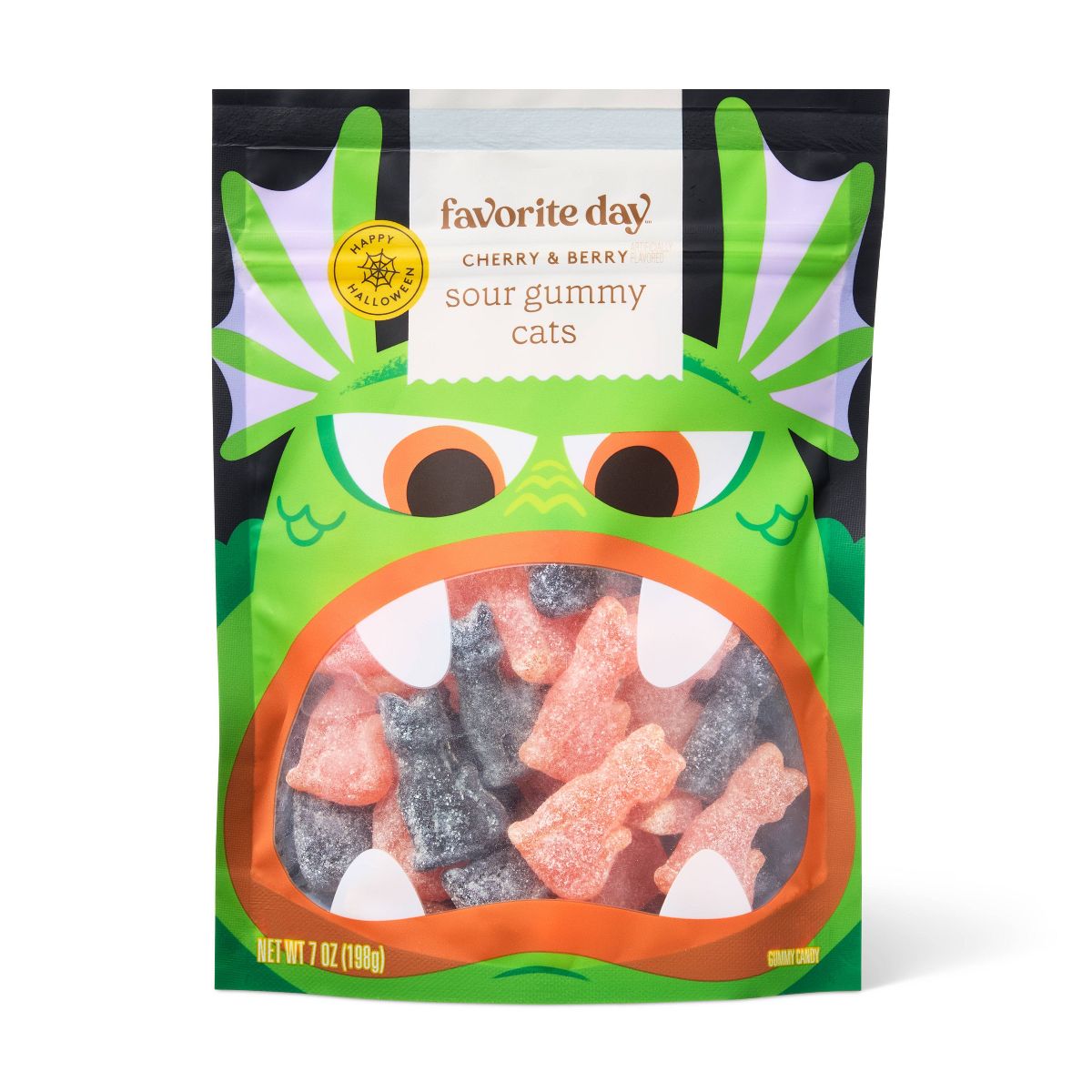 Halloween Sour Cat Shaped Gummy Candy - Target Favorite Day
